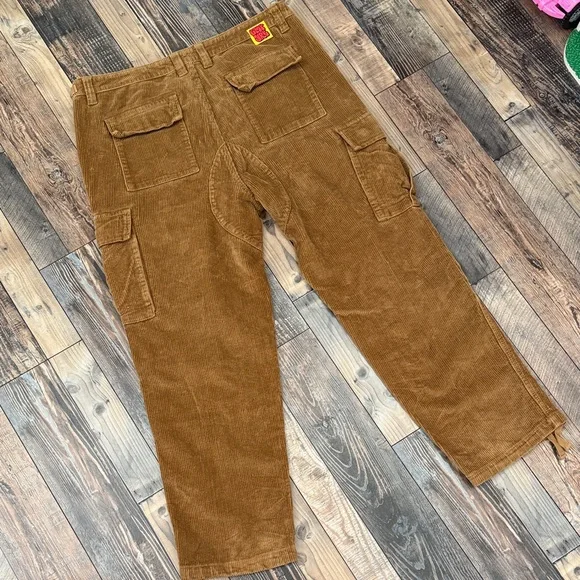 Men's EMPYRE corduroy skate pants in Tan size 36 - Picture 4 of 7